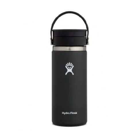 16 Oz Wide Mouth Flex Sip Lid Black