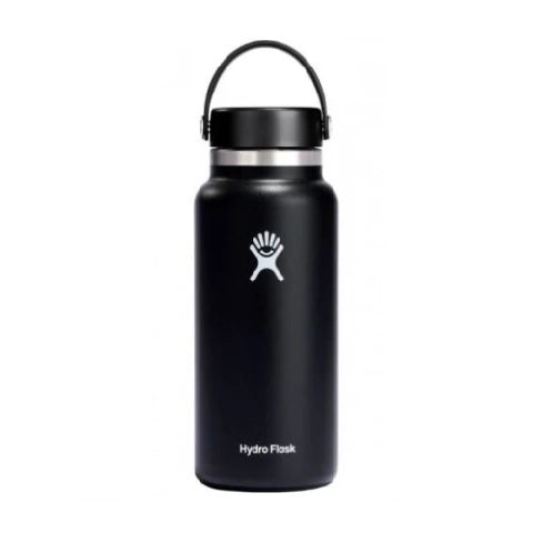 32 Oz Wide Mouth 2.0 Flex Cap Black