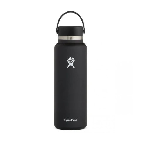 40 Oz Wide Mouth 2.0 Flex Cap Black