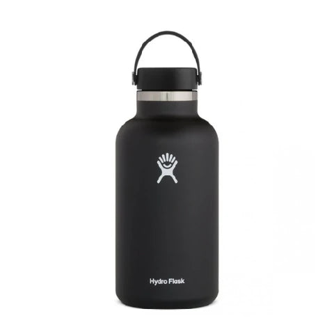 64 Oz Wide Mouth 2.0 Flex Cap Black