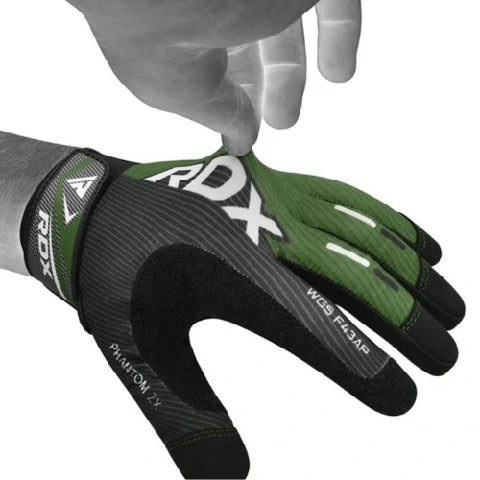 Gym Gloves Sublimation F43 Army Green Padding
