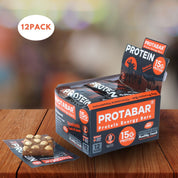 Barres Protéinées Naturelles 15gr Protéine par barre PROTABAR 12 Barres