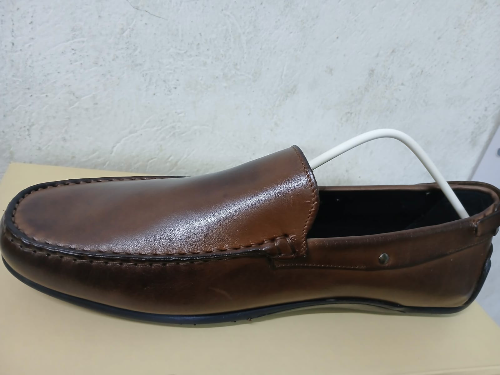 Mocassins en cuir Tito –marron
