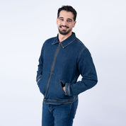Lee Cooper Blouson Denim Relaxed Fit Bleu MAXON-05 RETTY Homme