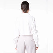 Chemise blanche cropped Zoda