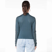 Top en tulle vert foncé transparent Zoda