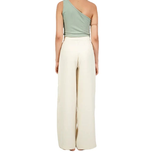 Pantalon large écru Zoda