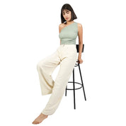 Pantalon large écru Zoda