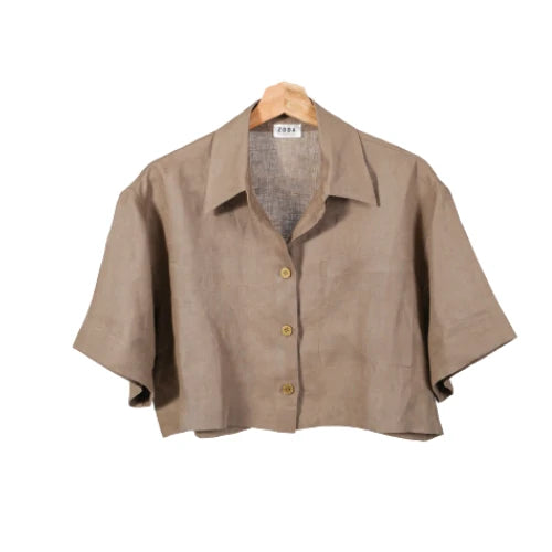 Chemisier oversized en lin Zoda