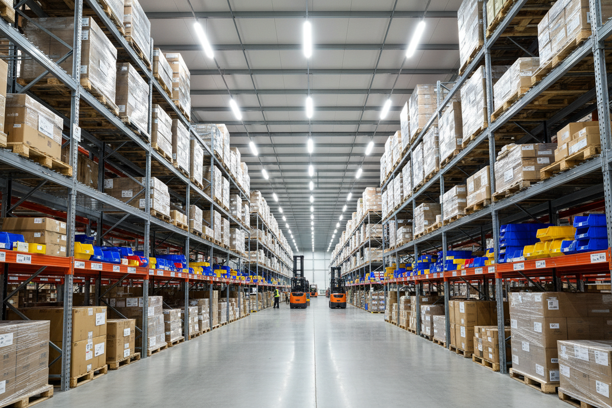 generate an image of a warehouse 