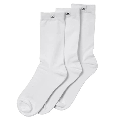 Adidas Performance – Chaussettes Mi-Hautes en Coton Brossé (Lot de 3)