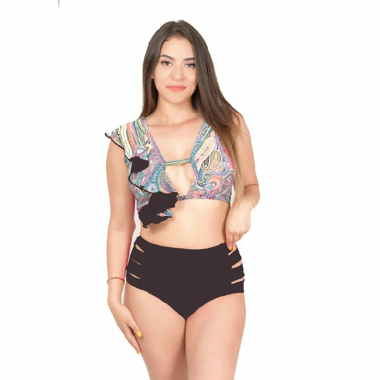 maillot-de-bain-2-pieces-bikini-taille-haute-marron.webp