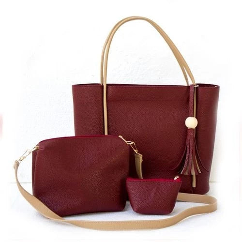 sac à main rouge  3p  Zoom Fashion