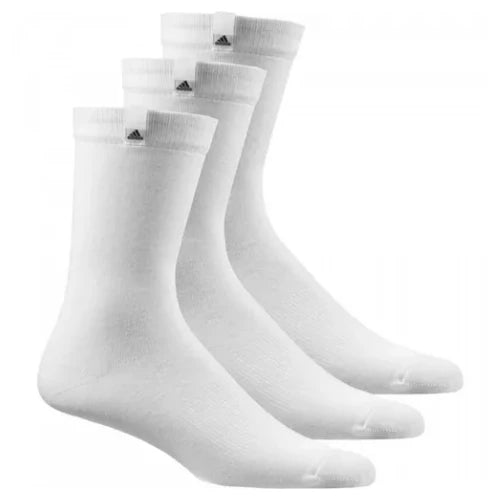 Adidas Performance – Chaussettes Mi-Hautes en Coton Brossé (Lot de 3)